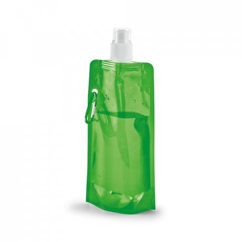 KWILL. Сгъваема бутилка 460 мл - зелен