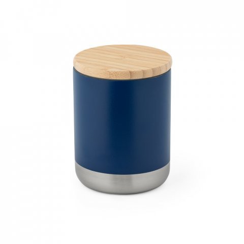 NORRE TUMBLER. Bicchiere in acciaio inox (riciclata al 36%) a doppio corpo con isolamento sottovuoto 370 mL - Blu scuro