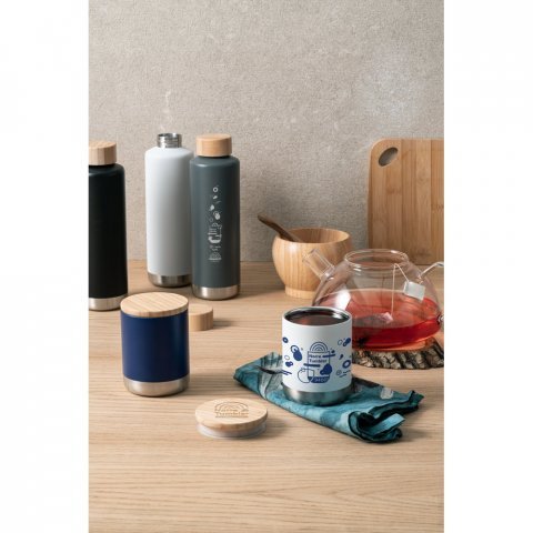 NORRE TUMBLER. Bicchiere in acciaio inox (riciclata al 36%) a doppio corpo con isolamento sottovuoto 370 mL