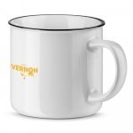VERNON WHITE. Mug en c&eacute;ramique 340 ​​ml - Blanc