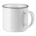 VERNON WHITE. Mug en c&eacute;ramique 340 ​​ml - Blanc
