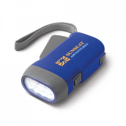 EDDIE. Torcia diamo con 3 LED - Blu