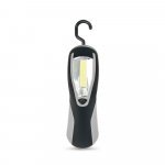 PAVIA. ABS flashlight with LED COB - Light grey