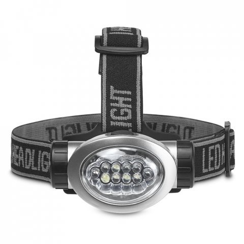 STANY. Head torch - Satin silver