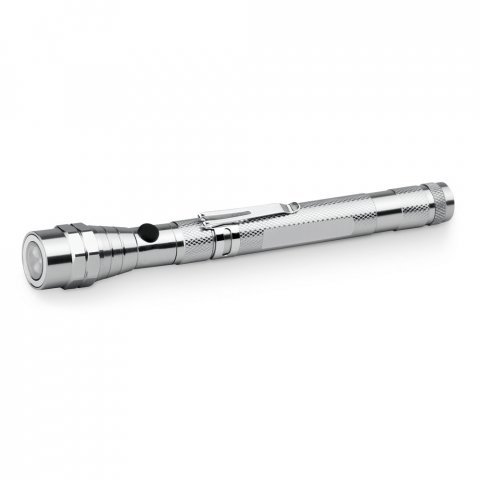 NOBEND. Torcia LED estensibile in metallo - Cromato