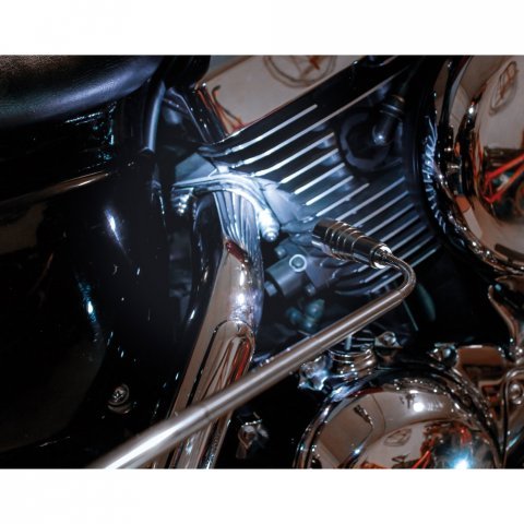 NOBEND. Torcia LED estensibile in metallo