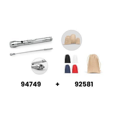 NOBEND. Ausziehbare LED Metall-Laterne