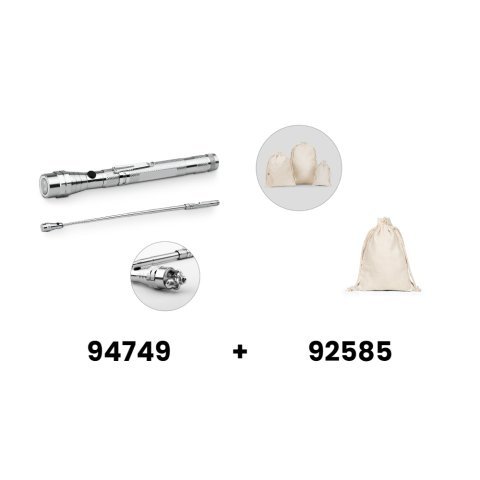 NOBEND. Ausziehbare LED Metall-Laterne