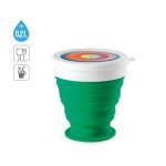 ASTRADA. Silicone and PP folding travel cup 250 mL