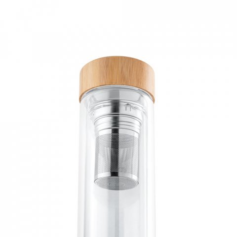 MAKAROVA. Sticlă cu infuzor 490 mL - Natural