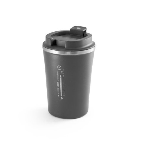 PHELPS. Vaso de viaje de 470 mL - Gris oscuro