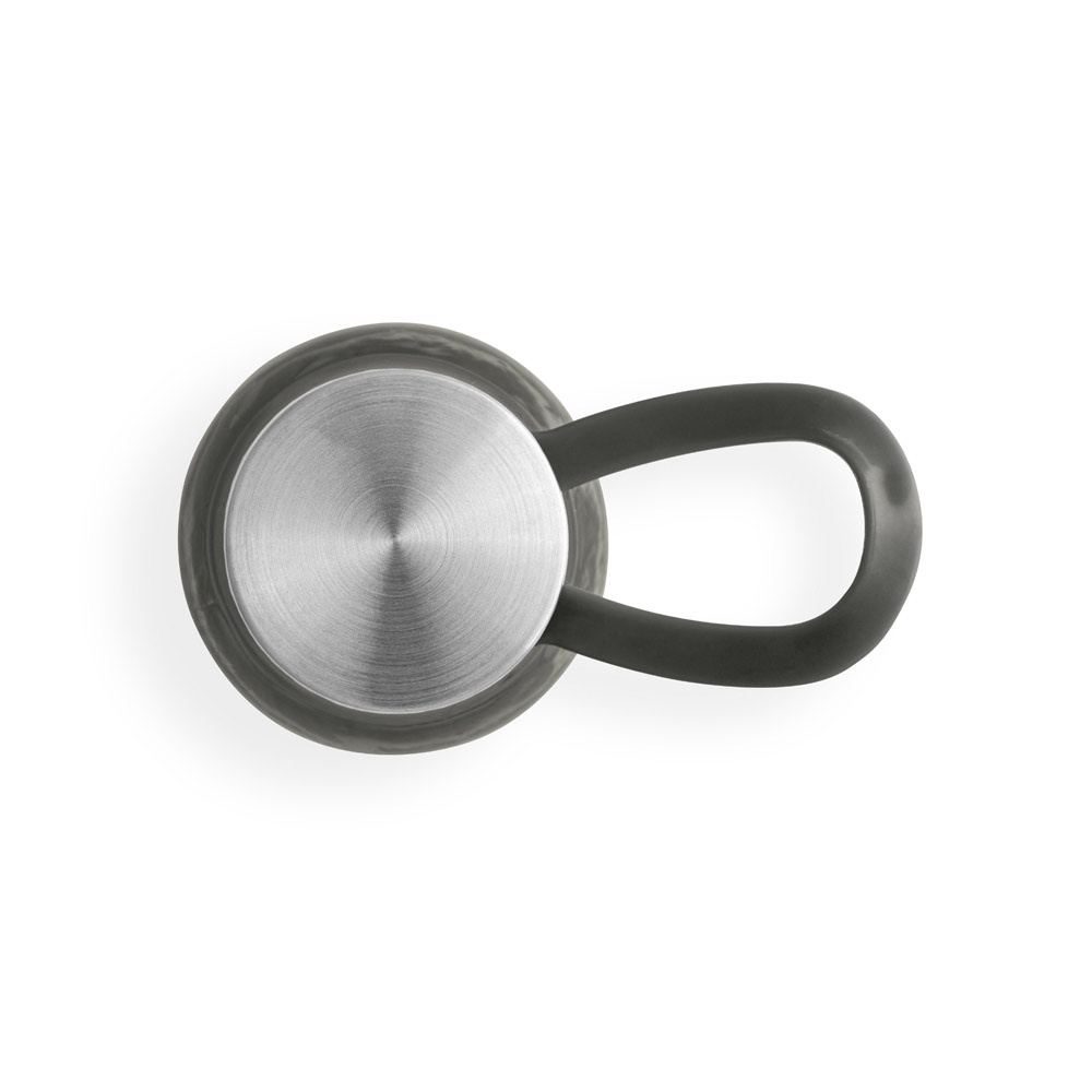 SENNA. Bottiglia in PET riciclato (100% rPET) con finitura lucida traslucida