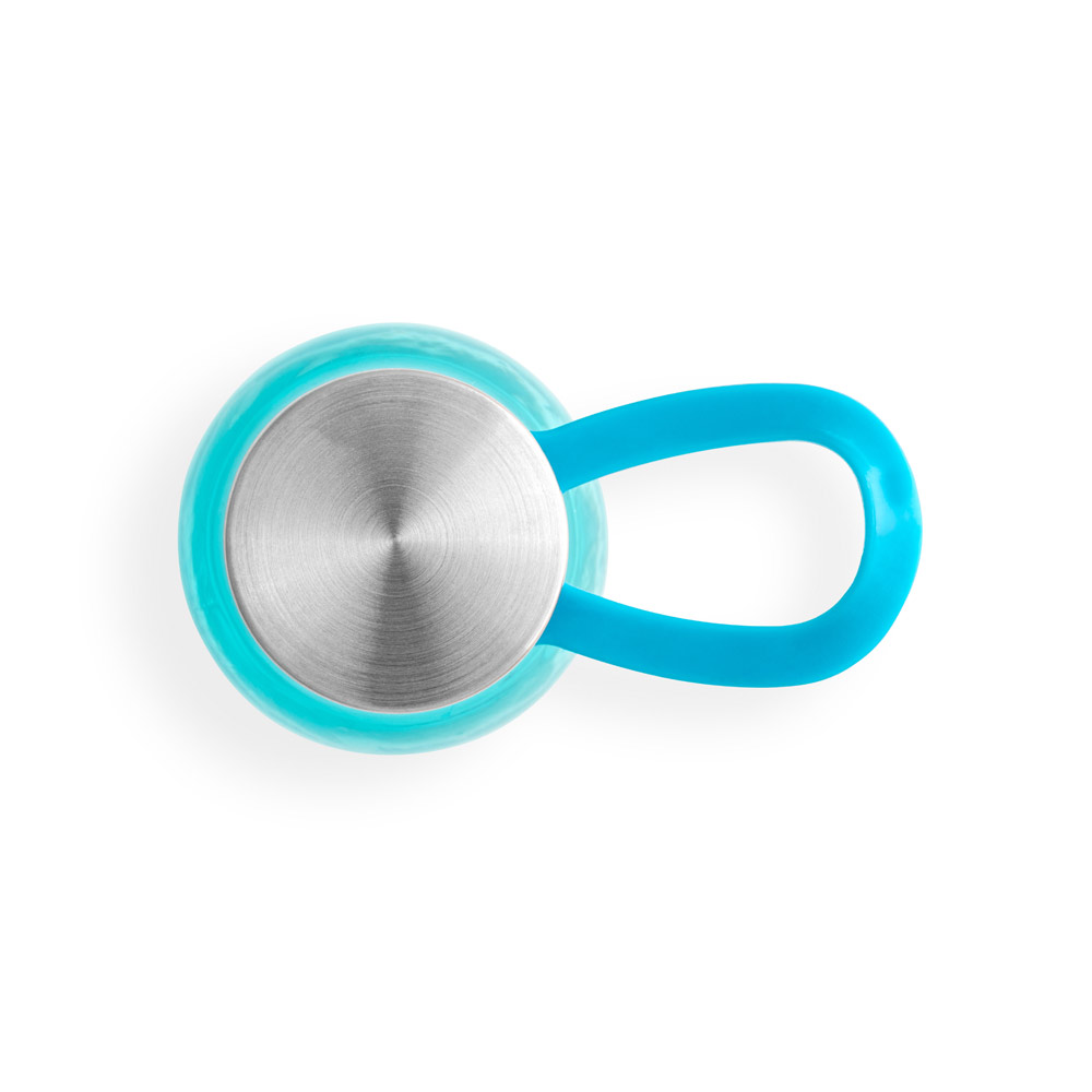 SENNA. Bottiglia in PET riciclato (100% rPET) con finitura lucida traslucida