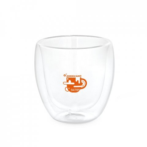 AMERICANO. Стъклена чаша 220 мл - прозрачен