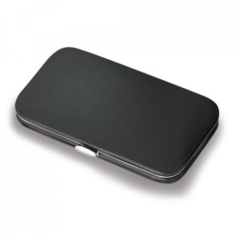 DIAZ. Комплект за маникюр от пет части - черно