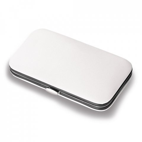 DIAZ. Комплект за маникюр от пет части - бял