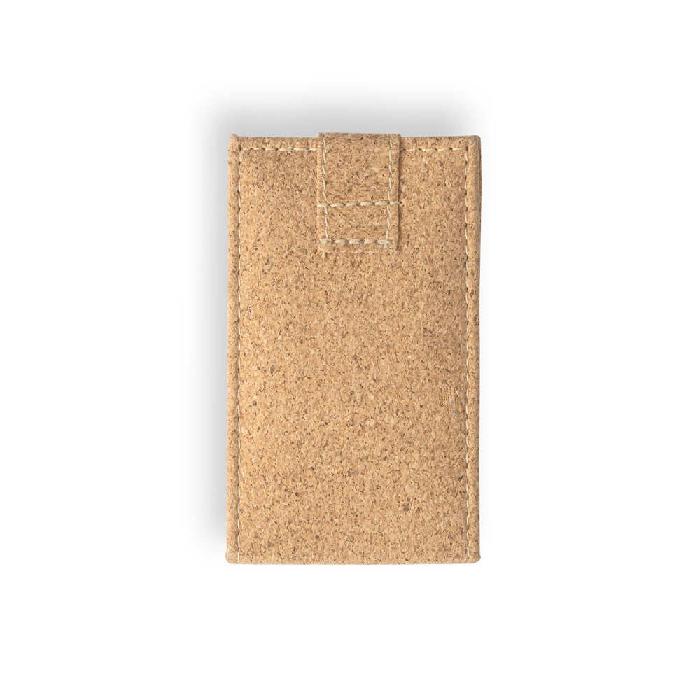 ZENA. Set manicure in sughero con accessori in acciaio inox