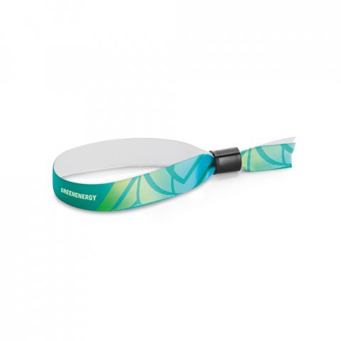 MENDOZA. SET Wristband Lanyard SUBLIMATION Slim I (15 mm) in polyester with safety lock - White