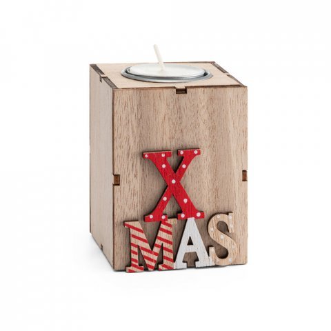 SCENT. Свещник - червен