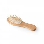 DERN. Puinen hiusharja py&ouml;reill&auml; bambuharjaksilla - Natural