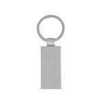 HOMER. Prostokątny brelok z bambusa - Naturalny