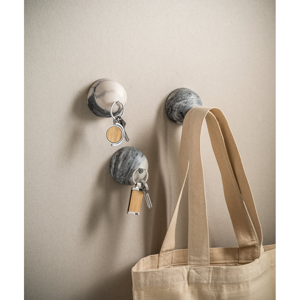 HOMER. Portachiavi rettangolare in bambù