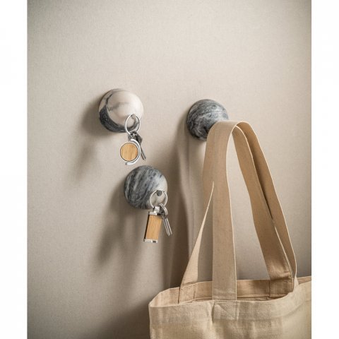 HOMER. Prostokątny brelok z bambusa