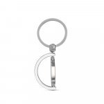 HOMER ROUND. Circular bamboo keyring - Natural