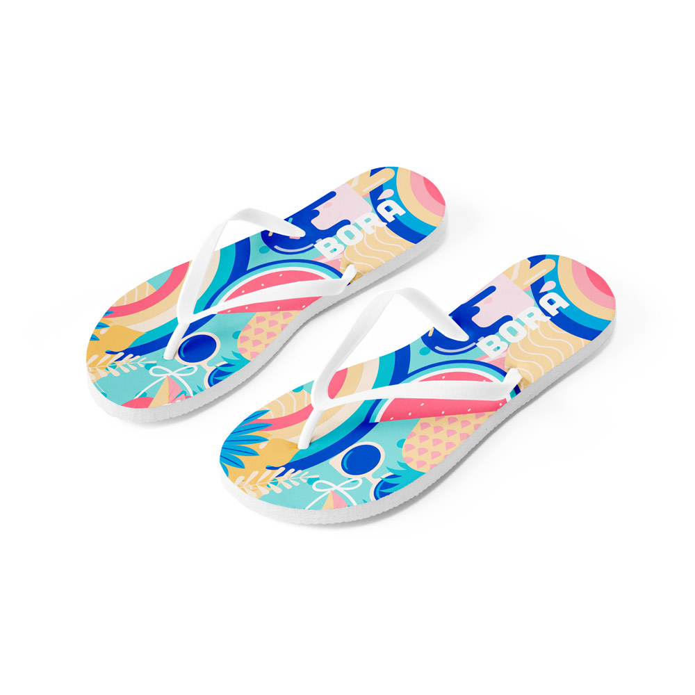 BALI S / M. Infradito con suole a sublimazione completamente personalizzabili