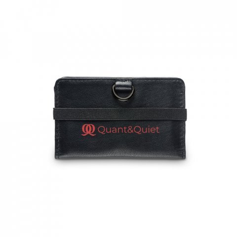 ORVYN. Кожен портфейл с RFID блокиране за 10 карти - черно