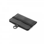 ORVYN. Кожен портфейл с RFID блокиране за 10 карти - черно