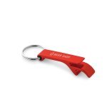 RE-BAITT. Sleutelhanger met capsuleopener van gerecycled aluminium (100% rAL)
