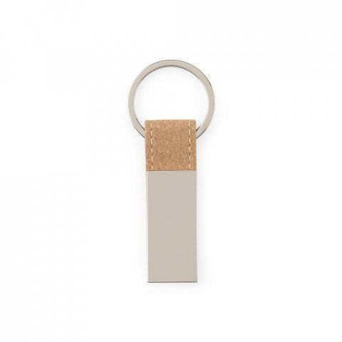 GOSLING. Set format dintr-un suport pentru carduri și un suport pentru chei, ambele din metal și plută - Natural