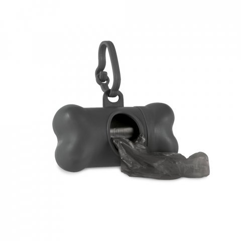 TROTTE. Spender f&uuml;r Hundekotbeutel - Schwarz