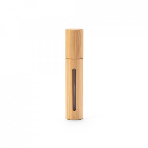 REESE. Refillable perfume atomizer with natural bamboo casing - Natural