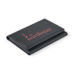 HARALD. Carteira magn&eacute;tica em PU de grande capacidade com bloqueio RFID - Preto