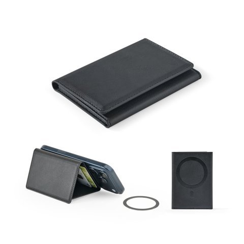 HARALD. Carteira magn&eacute;tica em PU de grande capacidade com bloqueio RFID