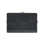 GLENN. Portatarjetas de PU con cierre el&aacute;stico - Negro