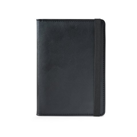 BRAM. PU-pasholder med elastisk lukning og flere lommer - Sort