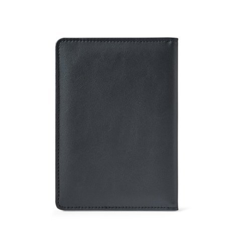 BRAM. PU-pasholder med elastisk lukning og flere lommer - Sort