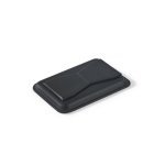 CONNOR. Tarjetero magn&eacute;tico de PU que se acopla f&aacute;cilmente a la parte trasera del m&oacute;vil, con bloqueo RFID - Negro