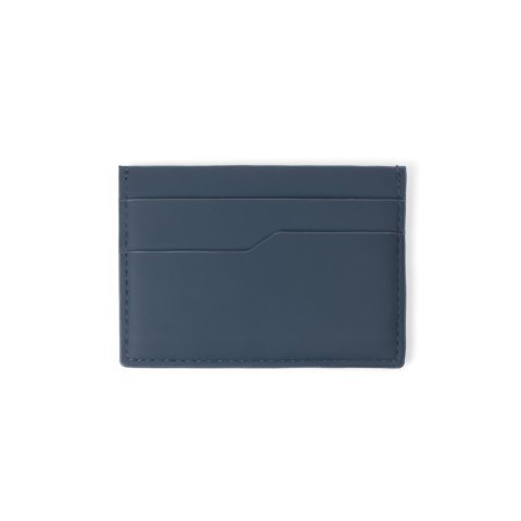 VENTURE WALLET. Tarjetero de poliuretano para 5 tarjetas con bloqueo RFID - Azul