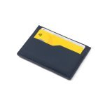 VENTURE WALLET. Tarjetero de poliuretano para 5 tarjetas con bloqueo RFID - Azul