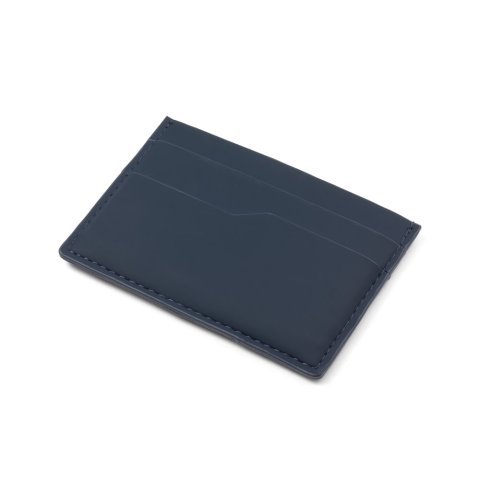 VENTURE WALLET. Tarjetero de poliuretano para 5 tarjetas con bloqueo RFID - Azul