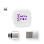 MINSKY. Jeu de 2 adaptateurs USB-A / USB-C en aluminium