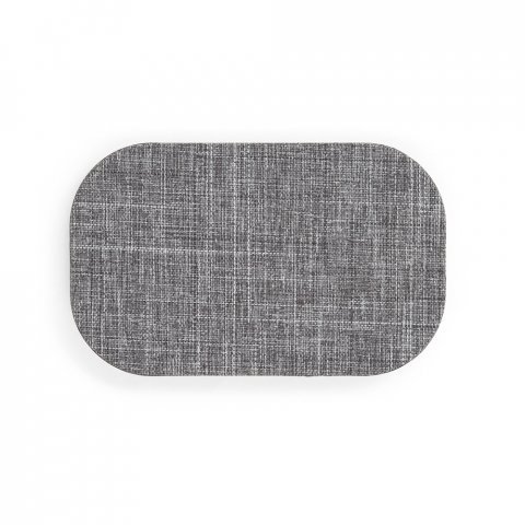 RENEWAL CHARGER. Schnelles 10W wireless Ladeger&auml;t aus recyceltem PET (100 % rPET) - Grau