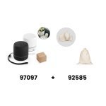 TURING. Portable 3W speaker with 4 hours of battery life on recycled ABS (100% rABS)