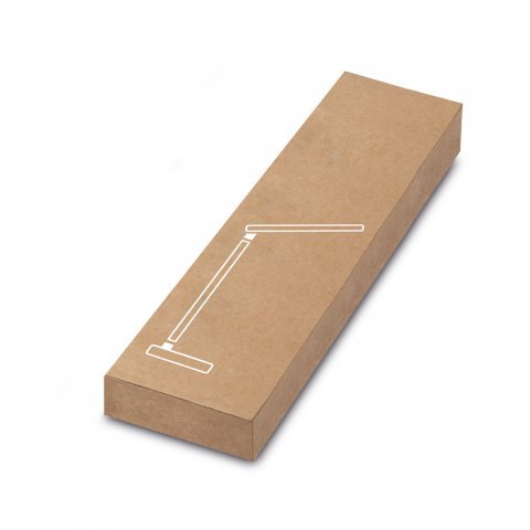 MOREY. Lampada da tavolo pieghevole con caricatore wireless superveloce da 15W in bamb&ugrave; - Naturale