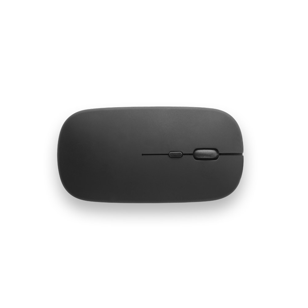 KHAN. Mouse wireless con batteria da 500 mAh in ABS riciclato (100% rABS)