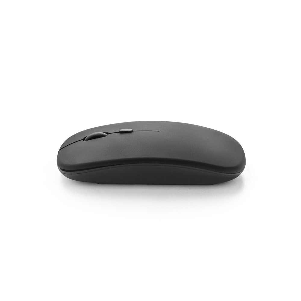KHAN. Mouse wireless con batteria da 500 mAh in ABS riciclato (100% rABS)